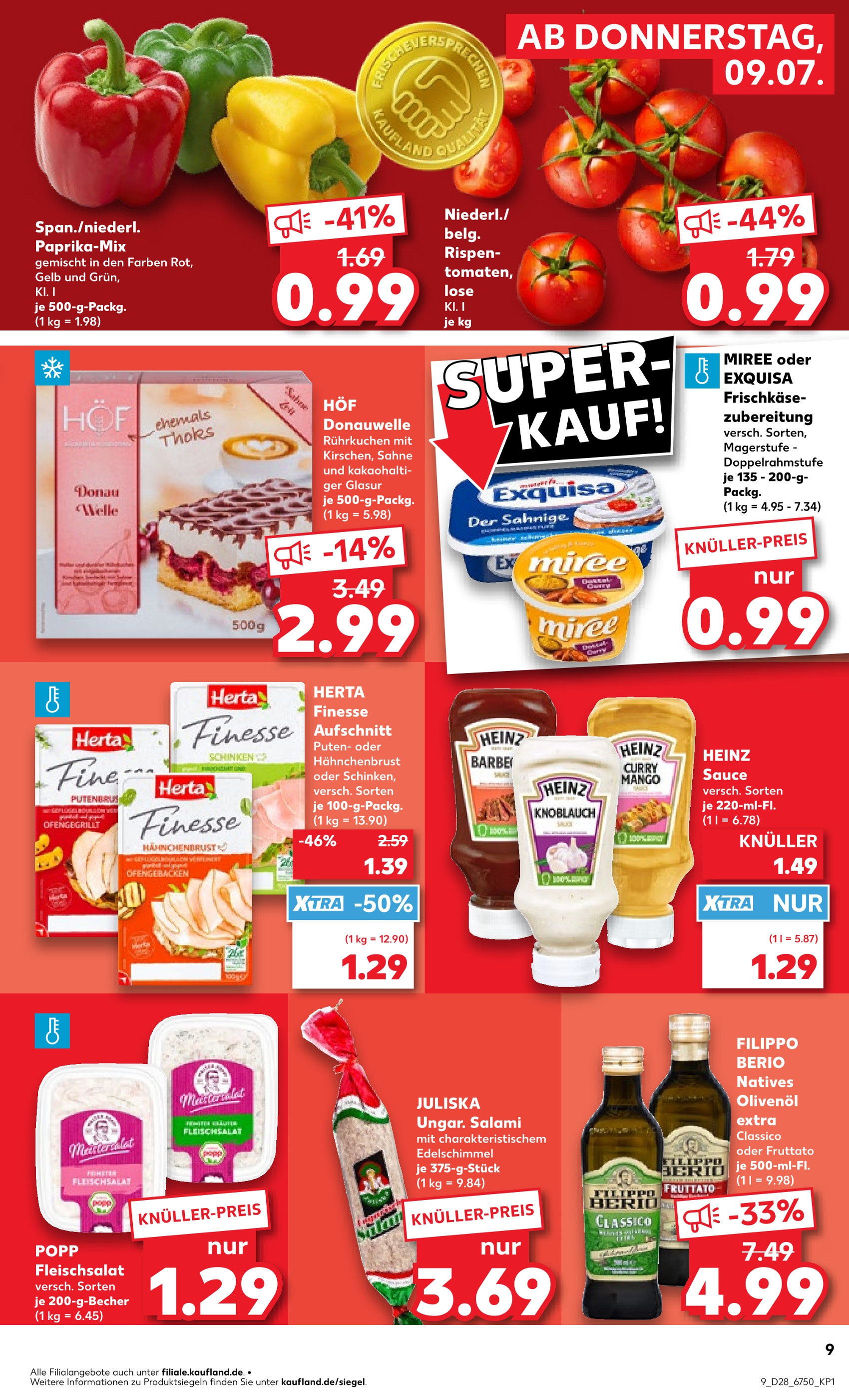 Gebäck Angebot im aktuellen Kaufland Prospekt auf Seite 9